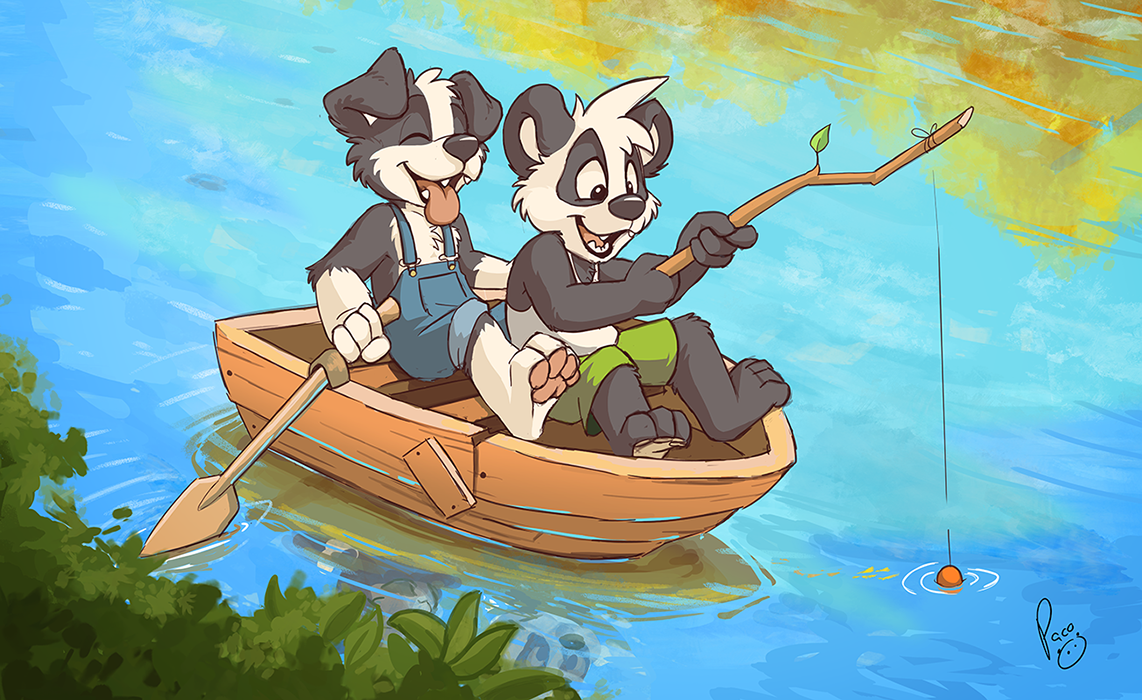 parinton and roni created by pandapaco