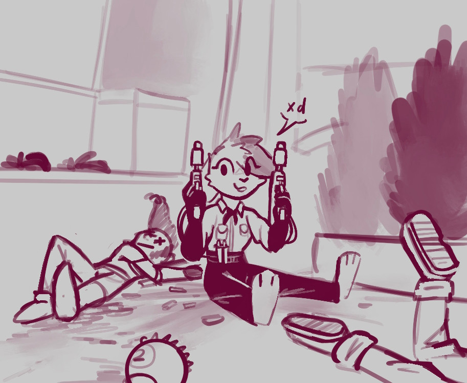 bebop, haze, shiv, and syl (deadlock and etc) created by enginetrap