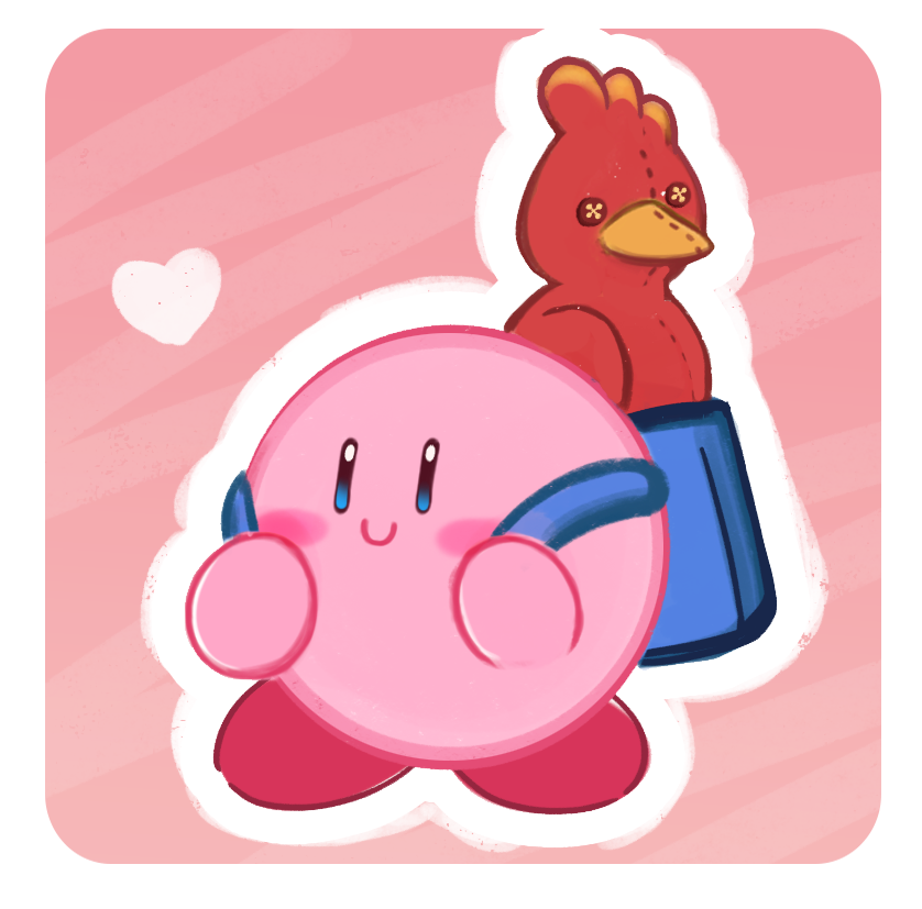 banjo, kazooie, and kirby (kirby (series) and etc) created by susanoomon (artist)