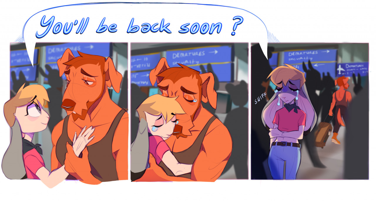 bunny boyfriend and dog boyfriend created by heresvix