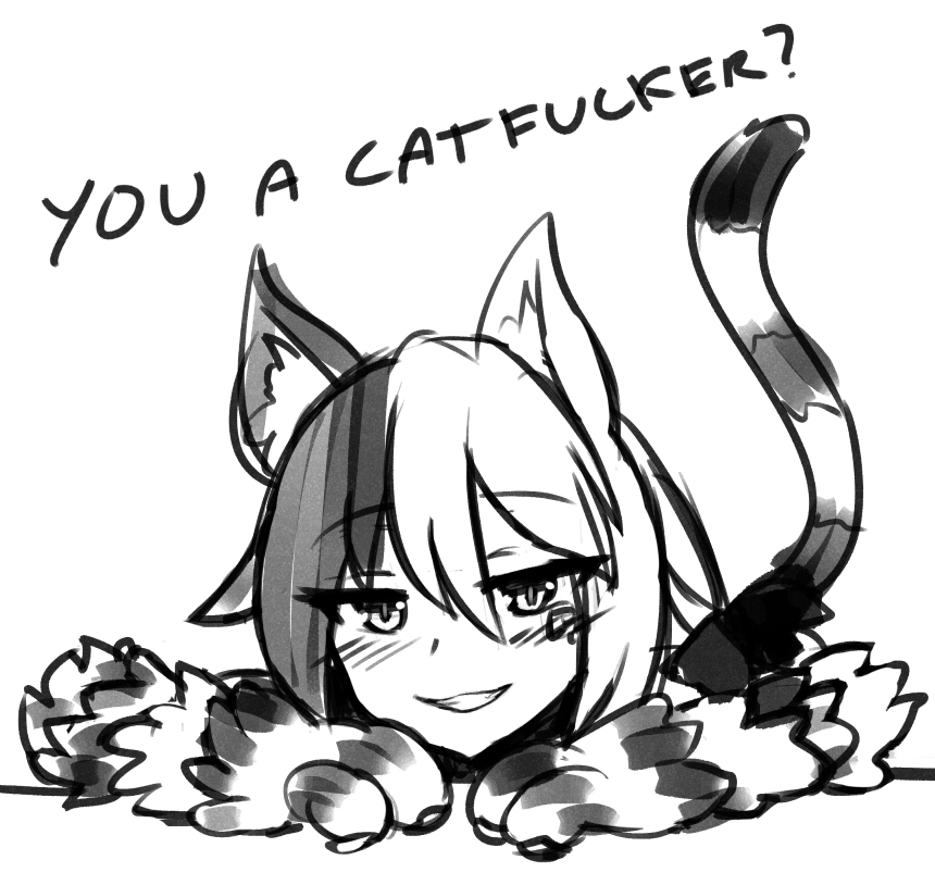 cheshire cat (monster girl encyclopedia) created by cowfee