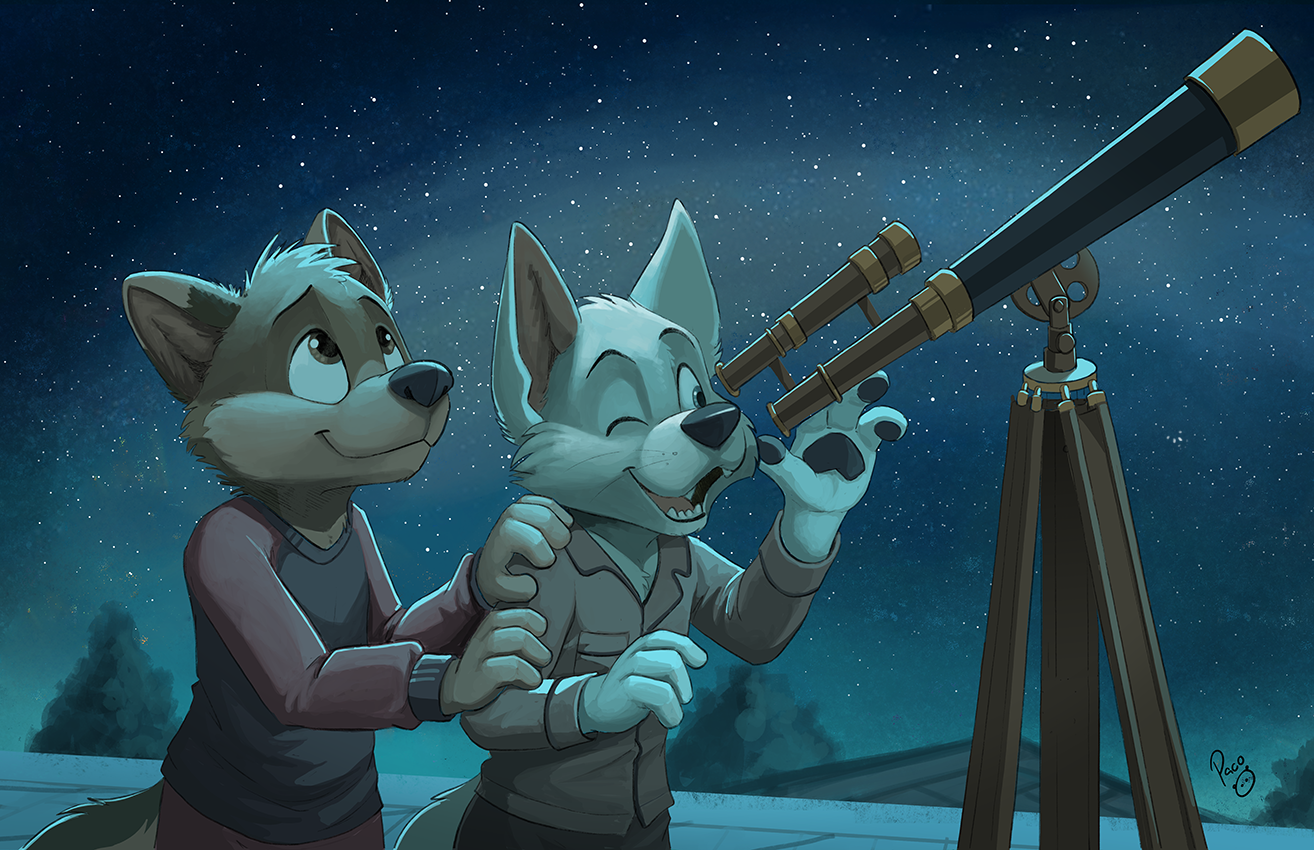 arthur and pent created by pandapaco