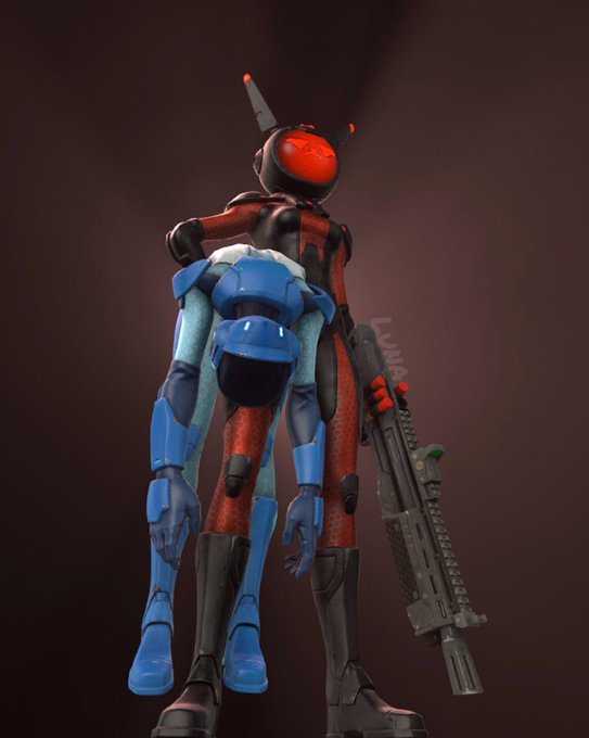 astro assassin and gemini (epic games and etc) created by lunaremastered