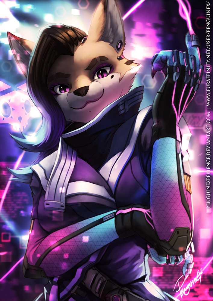 sombra (blizzard entertainment and etc) created by penguinexperience