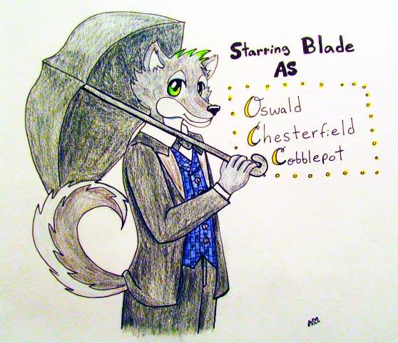 bladepup and the penguin (batman (series) and etc) created by unknown artist