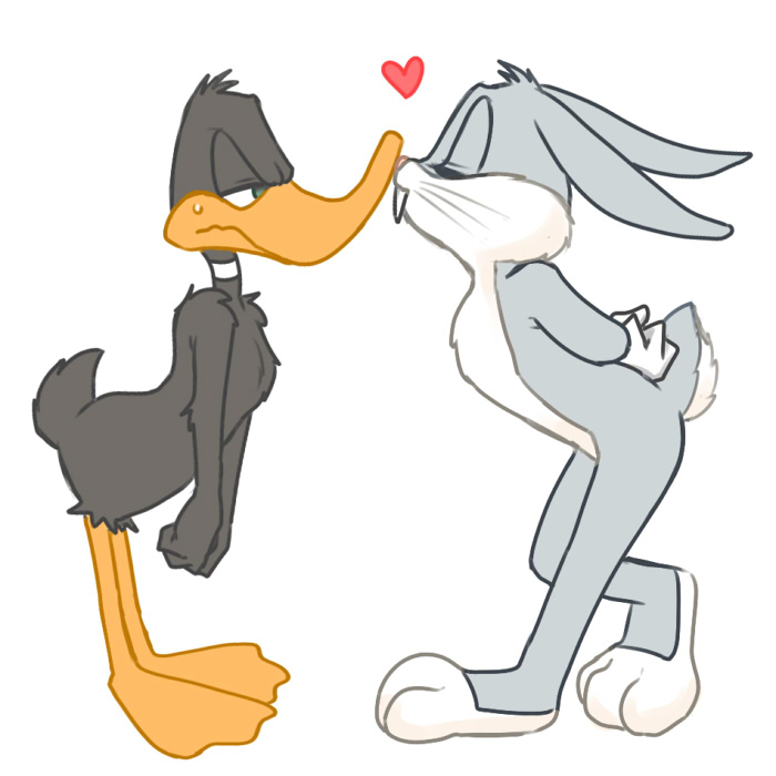 bugs bunny and daffy duck (warner brothers and etc) created by zehn