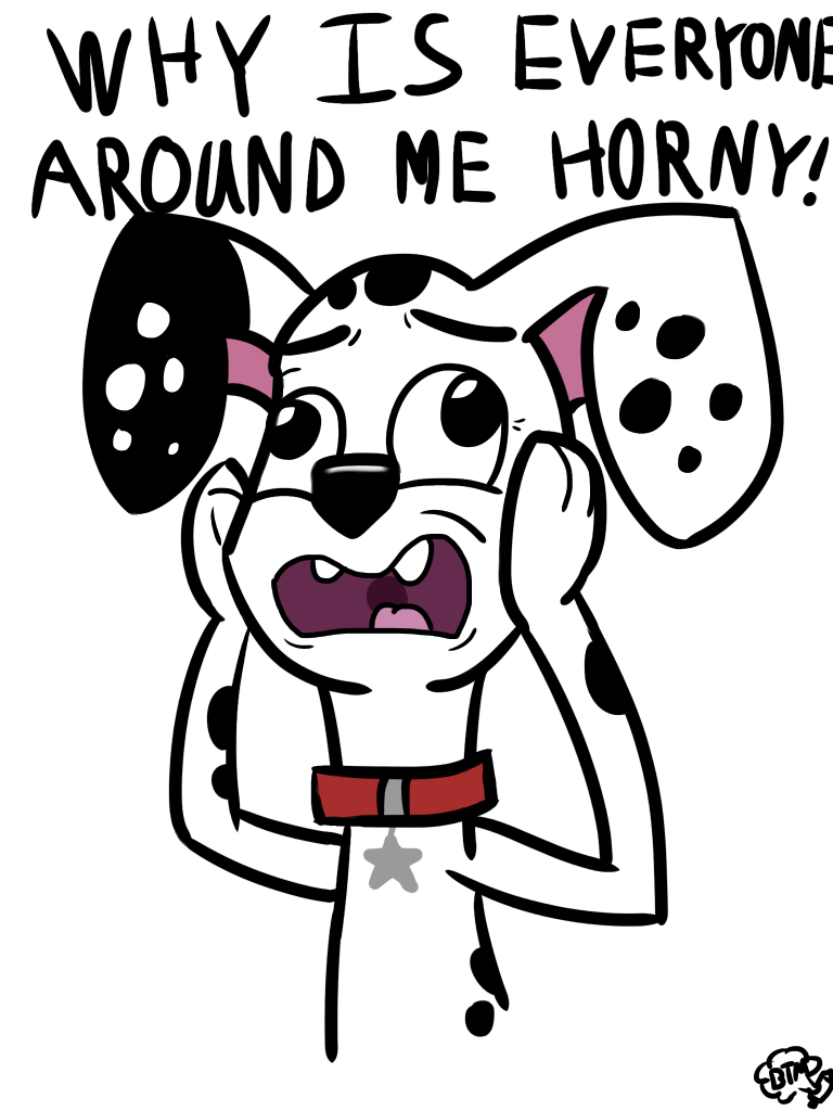 dylan (101 dalmatian street and etc) created by thatcringeyfanuwu