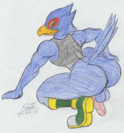 falco lombardi (nintendo and etc) created by protokaiser01