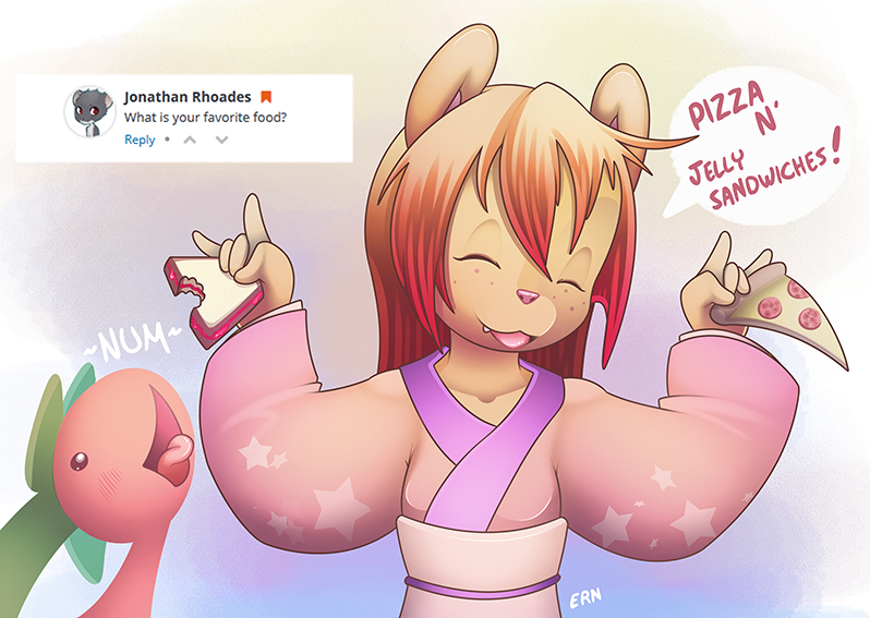 pompom and rocketgirl created by b-ern