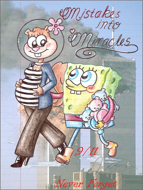 sandy cheeks and spongebob squarepants (mistakes into miracles and etc) created by spongygirl92 and third-party edit