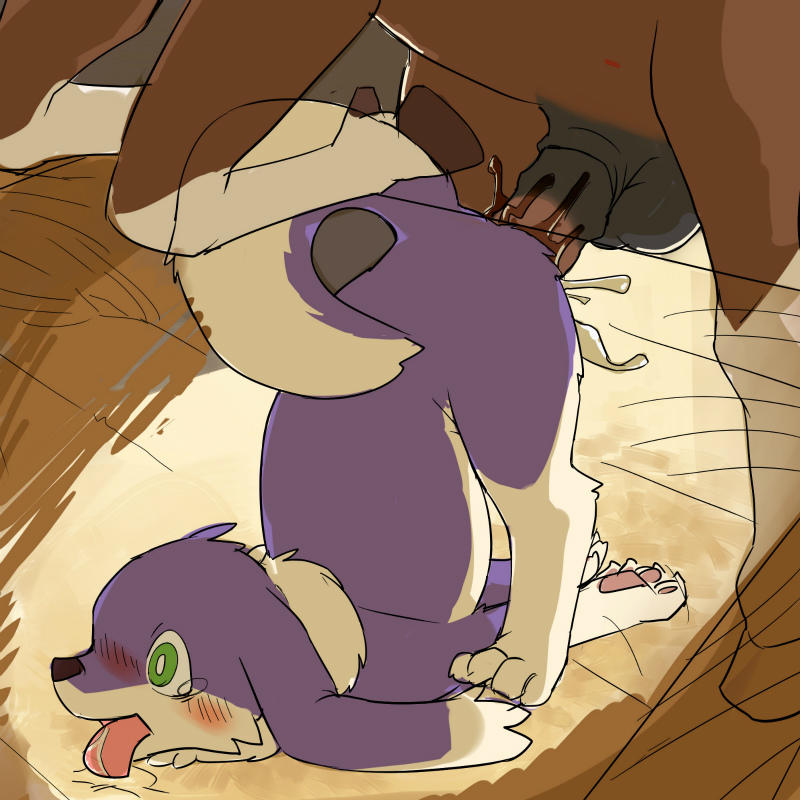 horse-loving dog created by manmosu marimo