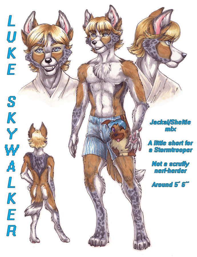 luke skywalker (star wars) created by cockiestspaniel