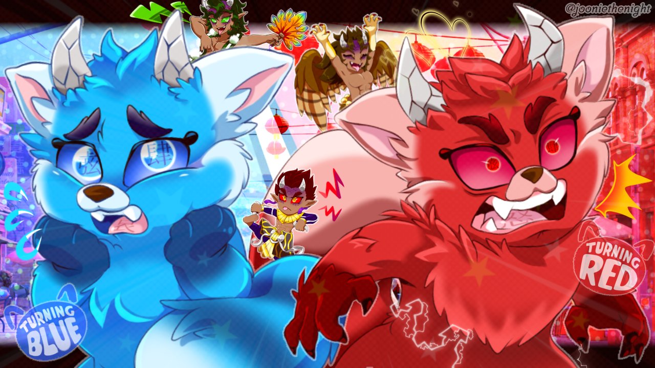 aizetsu, karaku, sekido, urogi, and zohakuten (demon slayer and etc) created by jooniethenight