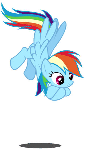 rainbow dash (friendship is magic and etc) created by iks83
