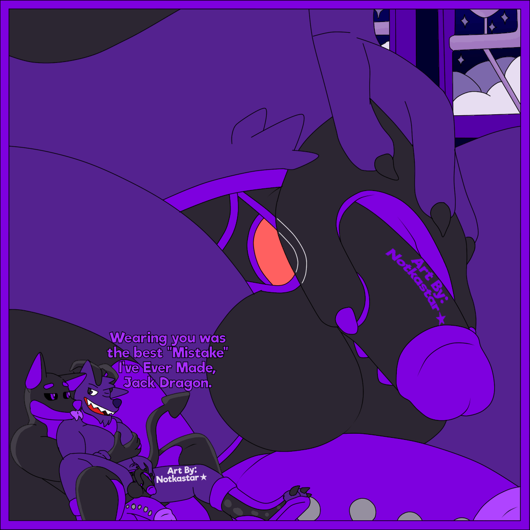 grape and jack dragon (mythology) created by notkastar