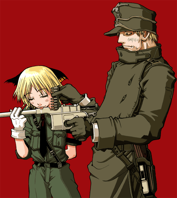 schrodinger (hellsing and etc) created by unknown artist