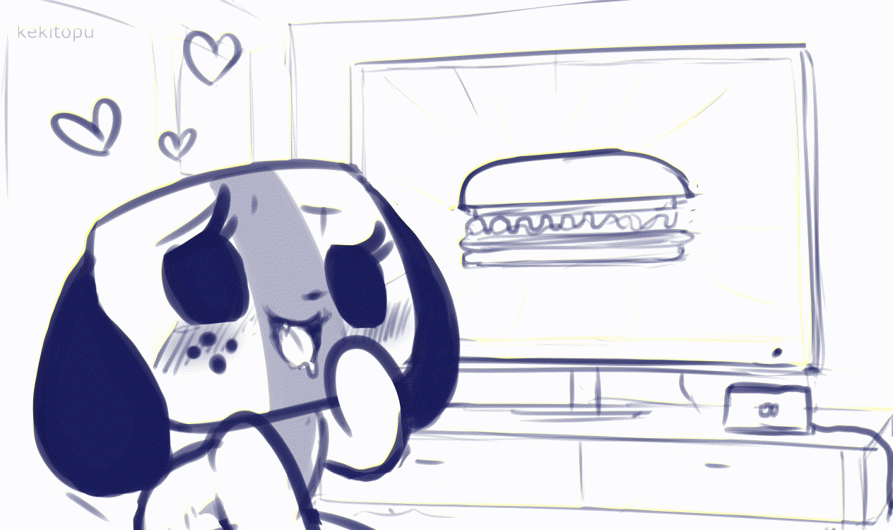 switch dog (nintendo switch and etc) created by kekitopu