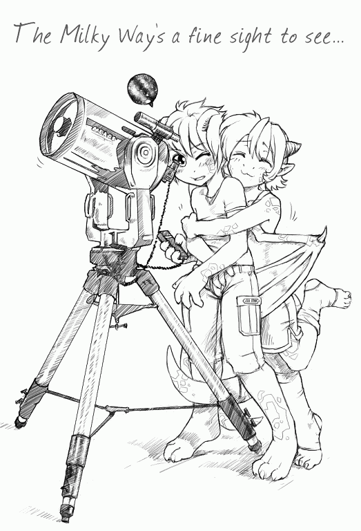 arcturus and koekje (mythology) created by jig