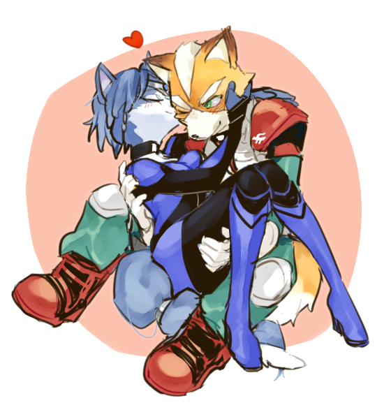 fox mccloud and krystal (nintendo and etc) created by tmgt26