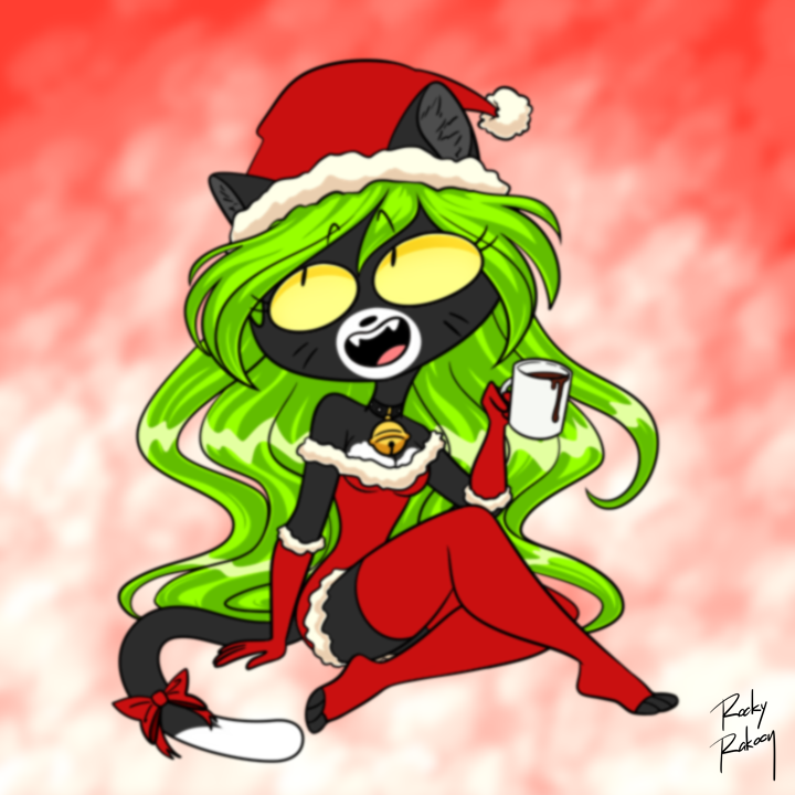 flo (christmas) created by rocky rakoon