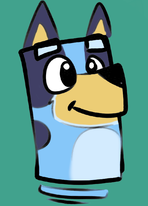 bluey heeler (bluey (series)) created by meso and smoothlabs