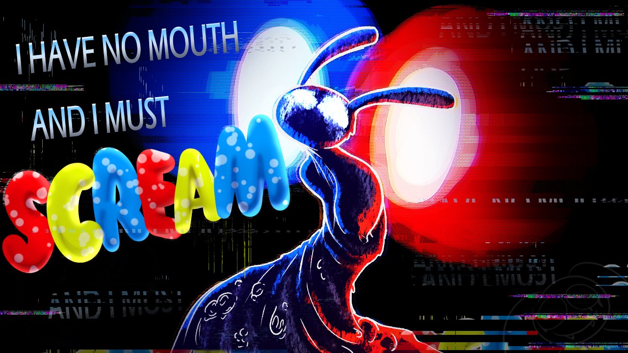 jax and ted (i have no mouth and i must scream and etc) created by kitty snail (artist)