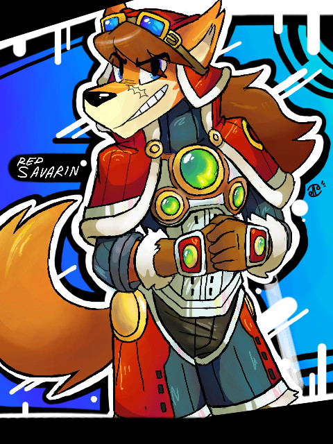 red savarin (little tail bronx and etc) created by ionicisaac