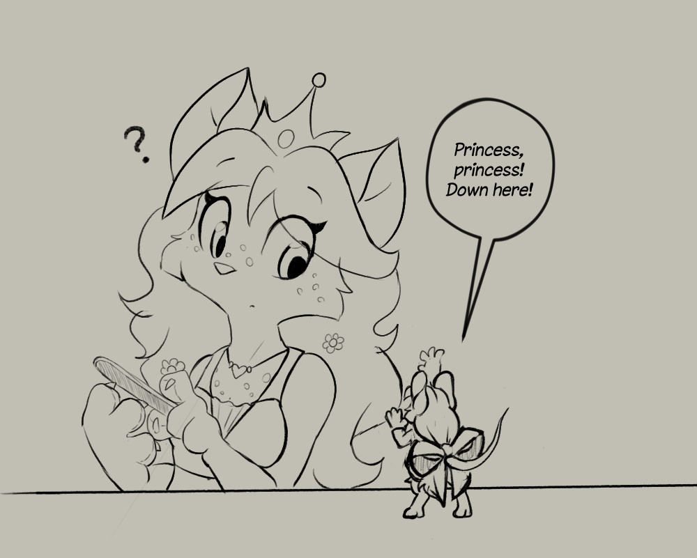 lily and princess nino created by muhny