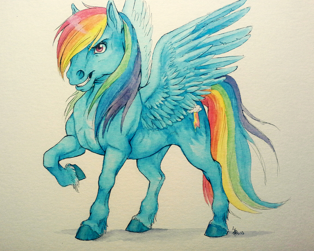 rainbow dash (friendship is magic and etc) created by oomizuao