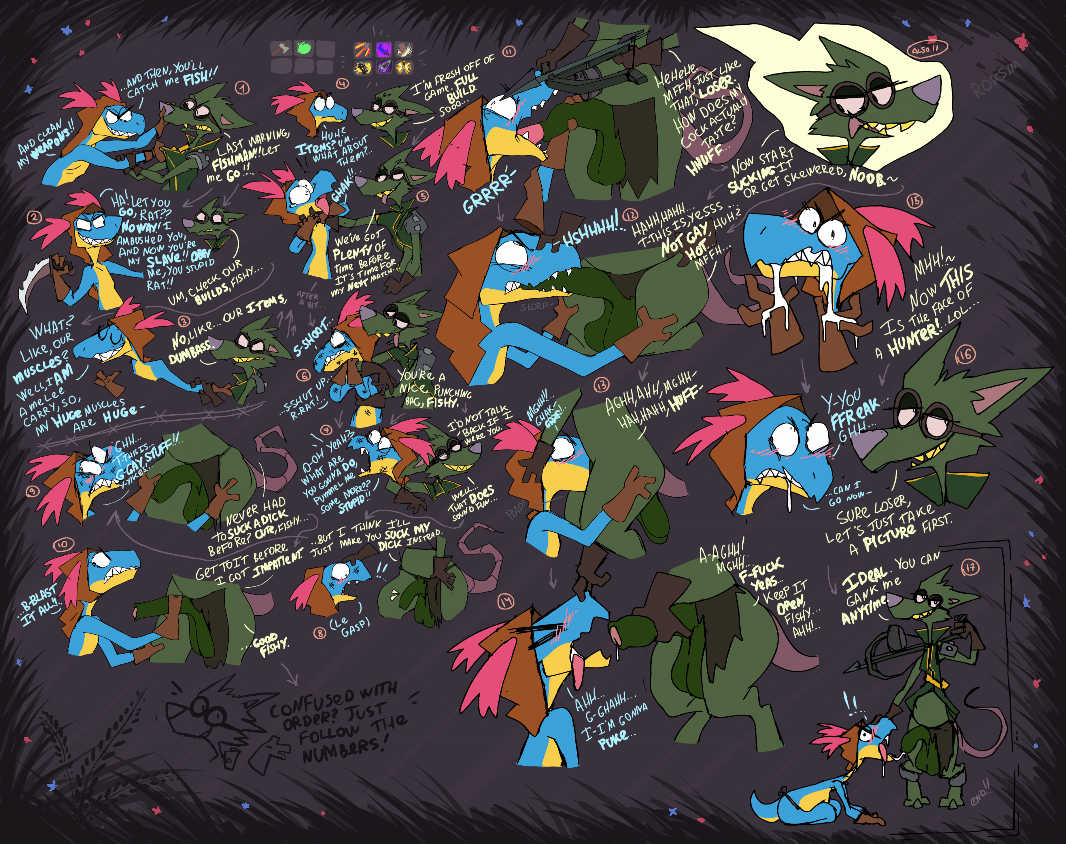 slark the nightcrawler and twitch (league of legends and etc) created by roksim