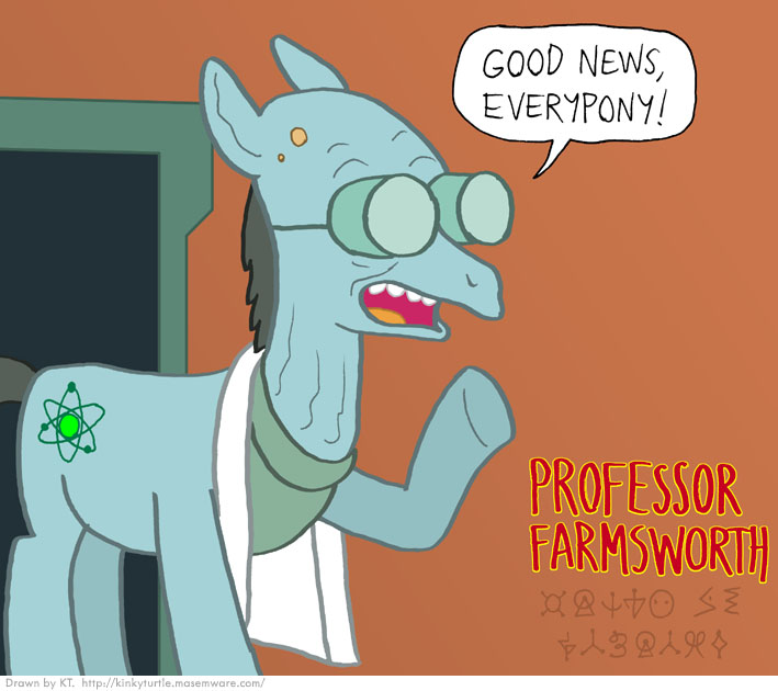 hubert j. farnsworth (friendship is magic and etc) created by kinkyturtle