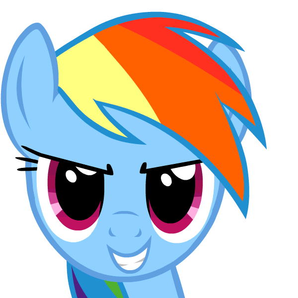 rainbow dash (friendship is magic and etc) created by blackgryph0n