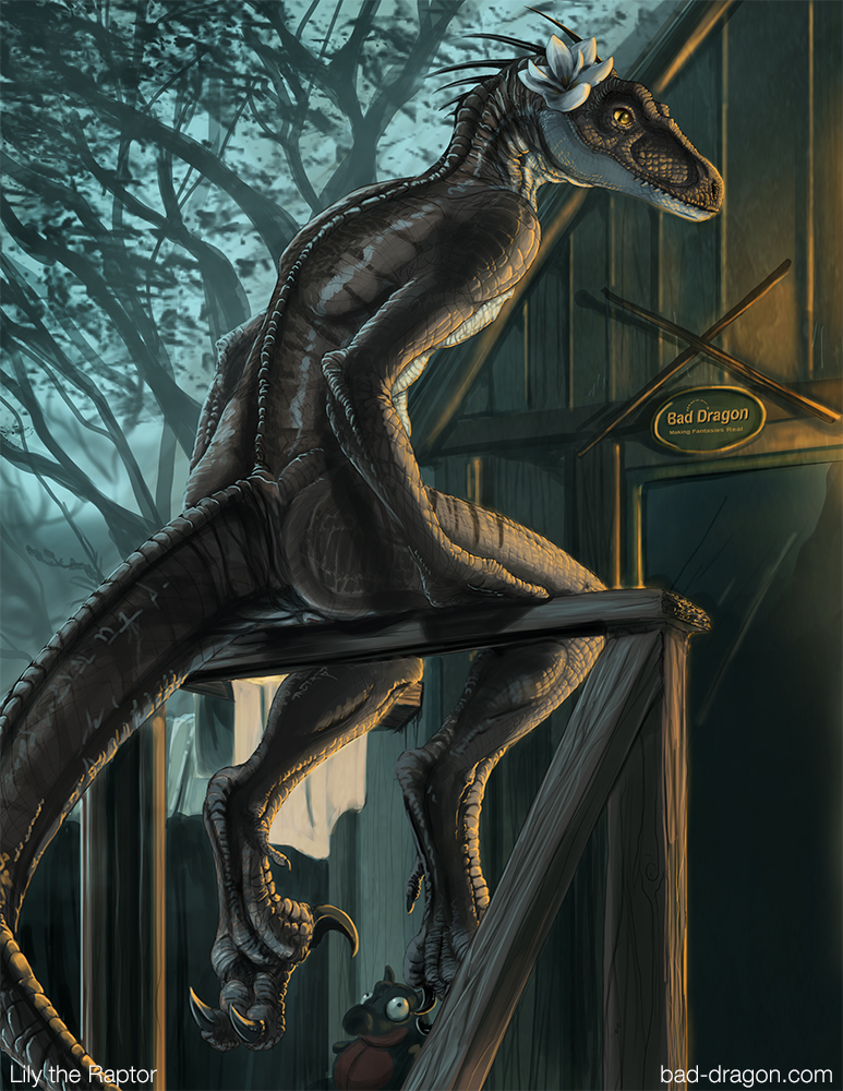 lily (bad dragon) created by flamespitter