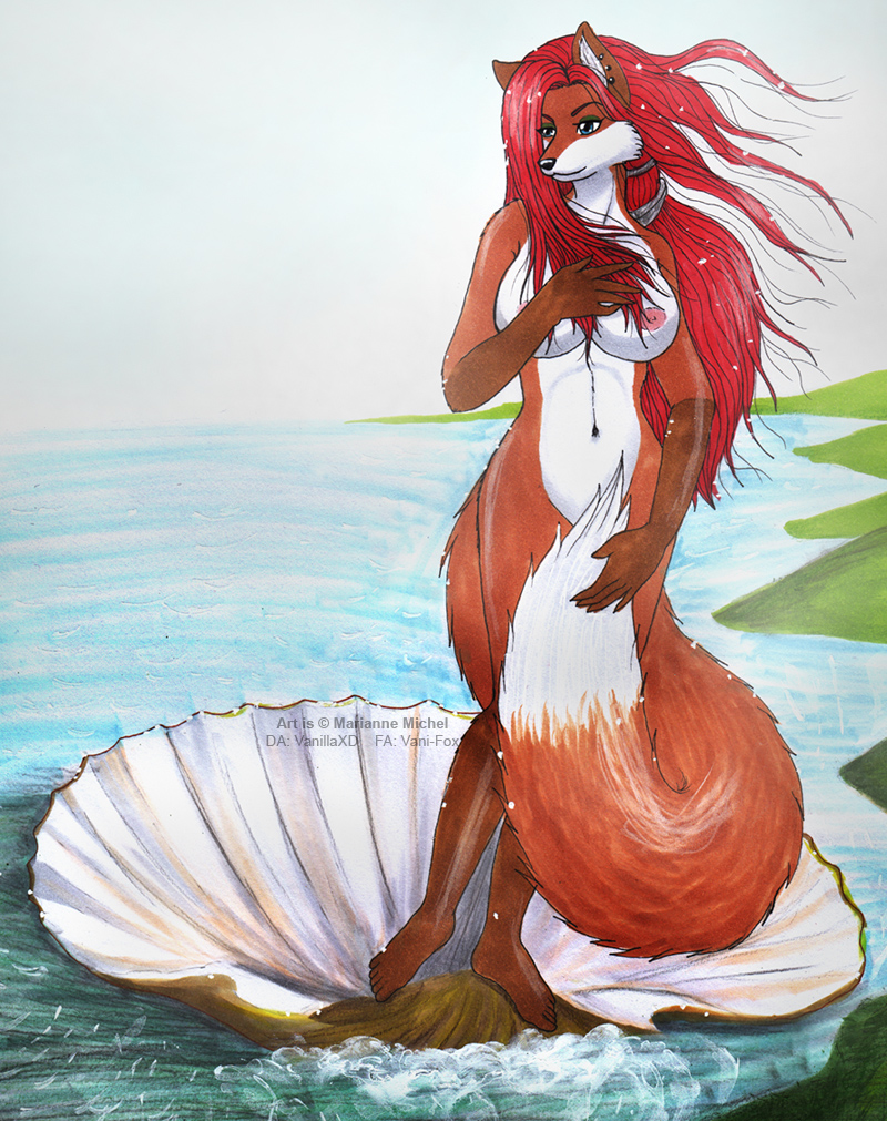 vani-fox (birth of venus) created by sandro botticelli and vani-fox