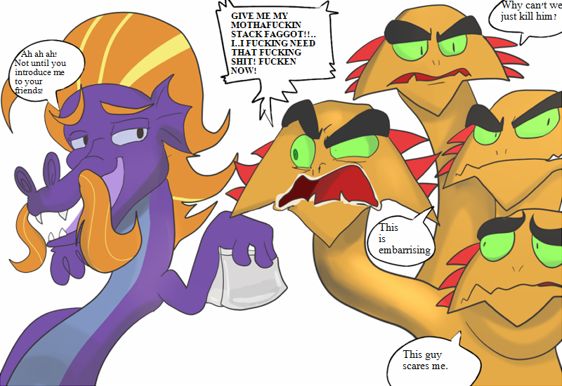 sea serpent and steven magnet (friendship is magic and etc) created by unknown artist