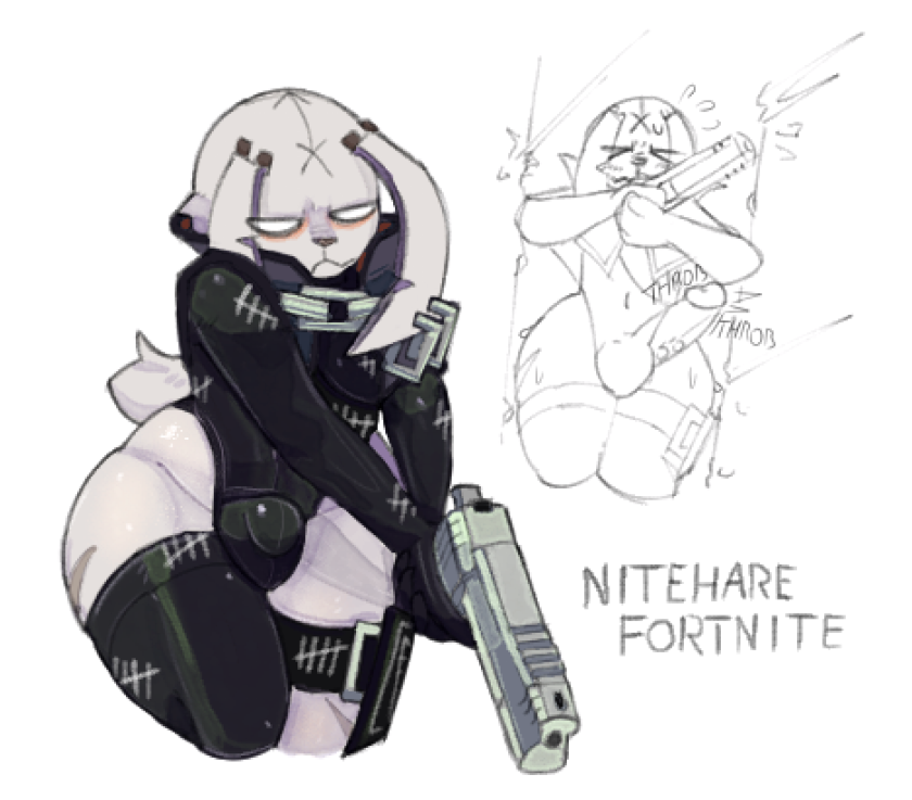 nitehare (epic games and etc) created by ongongio