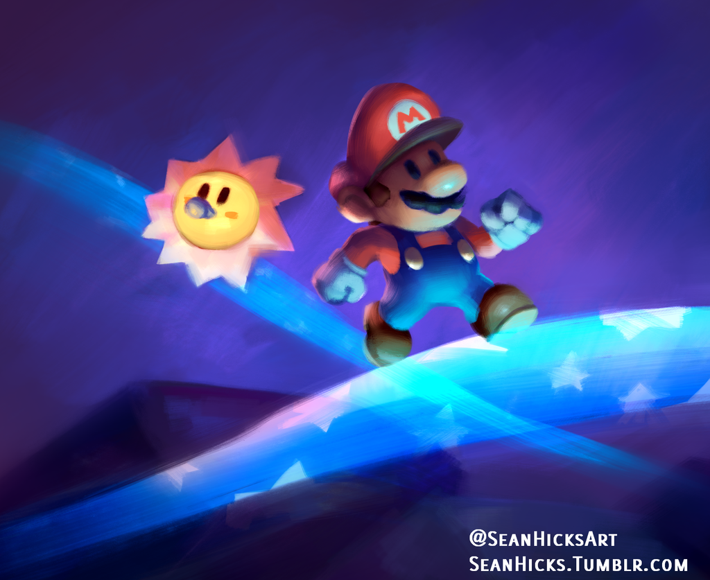 mario and watt (paper mario (2000) and etc) created by sean hicks