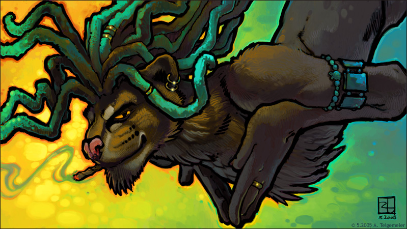 rastafari created by oce