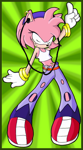 amy rose (sonic the hedgehog (series) and etc) created by chadthecartoonnut