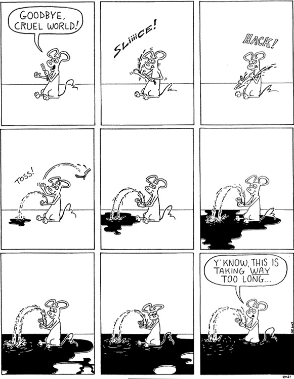 martin the satanic raccoon created by gabe martinez