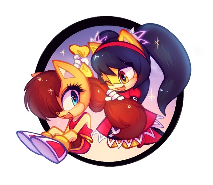 honey the cat and tiara boobowski (sonic the hedgehog (series) and etc) created by rainfawn