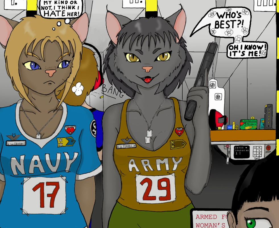 f'earri and m'raava (u.s. army and etc) created by pannonfur