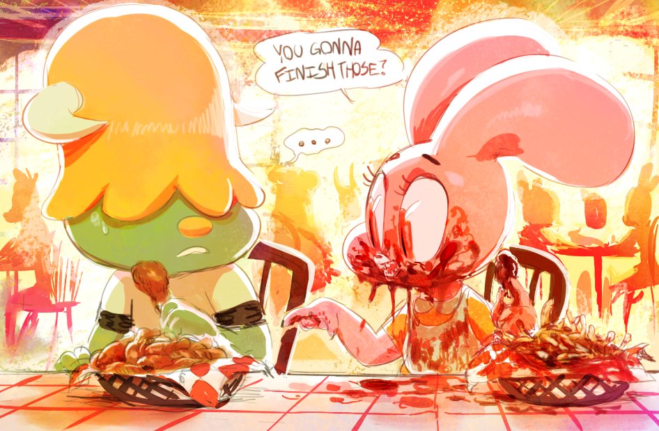 anais watterson and jamie (the amazing world of gumball and etc) created by sunibee