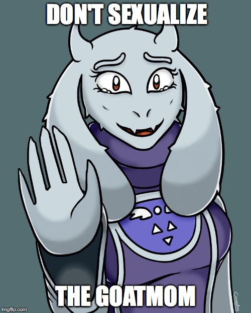 toriel (undertale (series) and etc) created by canastus and third-party edit