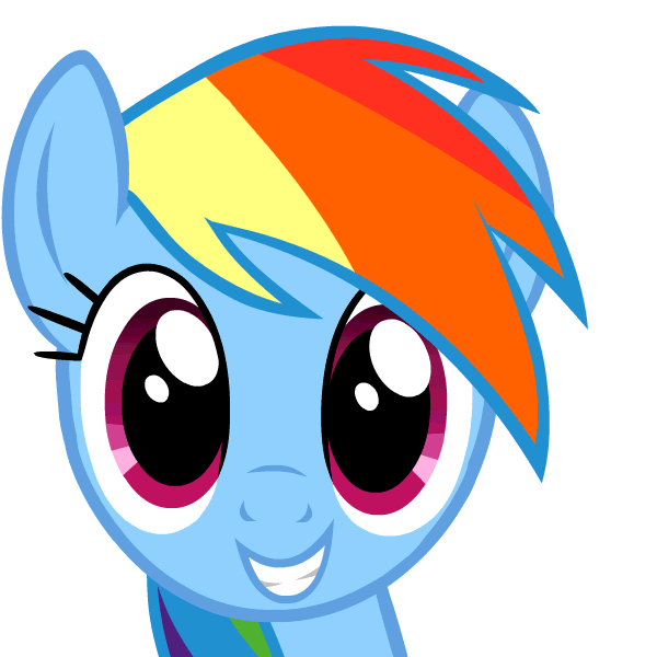 rainbow dash (friendship is magic and etc) created by blackgryph0n