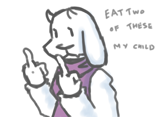toriel (undertale (series) and etc) created by unknown artist