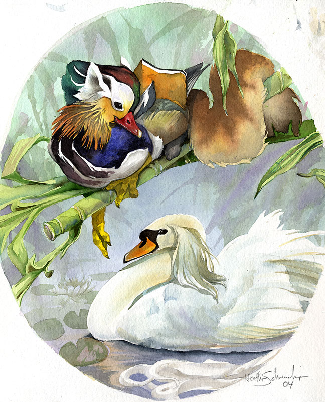 swandog (mythology) created by novawuff