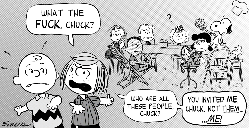 woodstock, franklin, peppermint patty, linus van pelt, charlie brown, and etc (peanuts (comic) and etc) created by schlitz