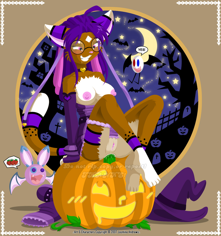caramel kitteh and evil egg (halloween) created by caramel-kitteh