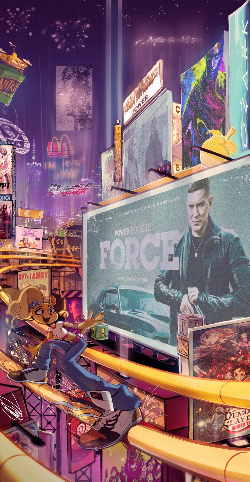 coco bandicoot and spider-man (doctor strange: in the multiverse of madness and etc) created by iamoddabellatay and third-party edit